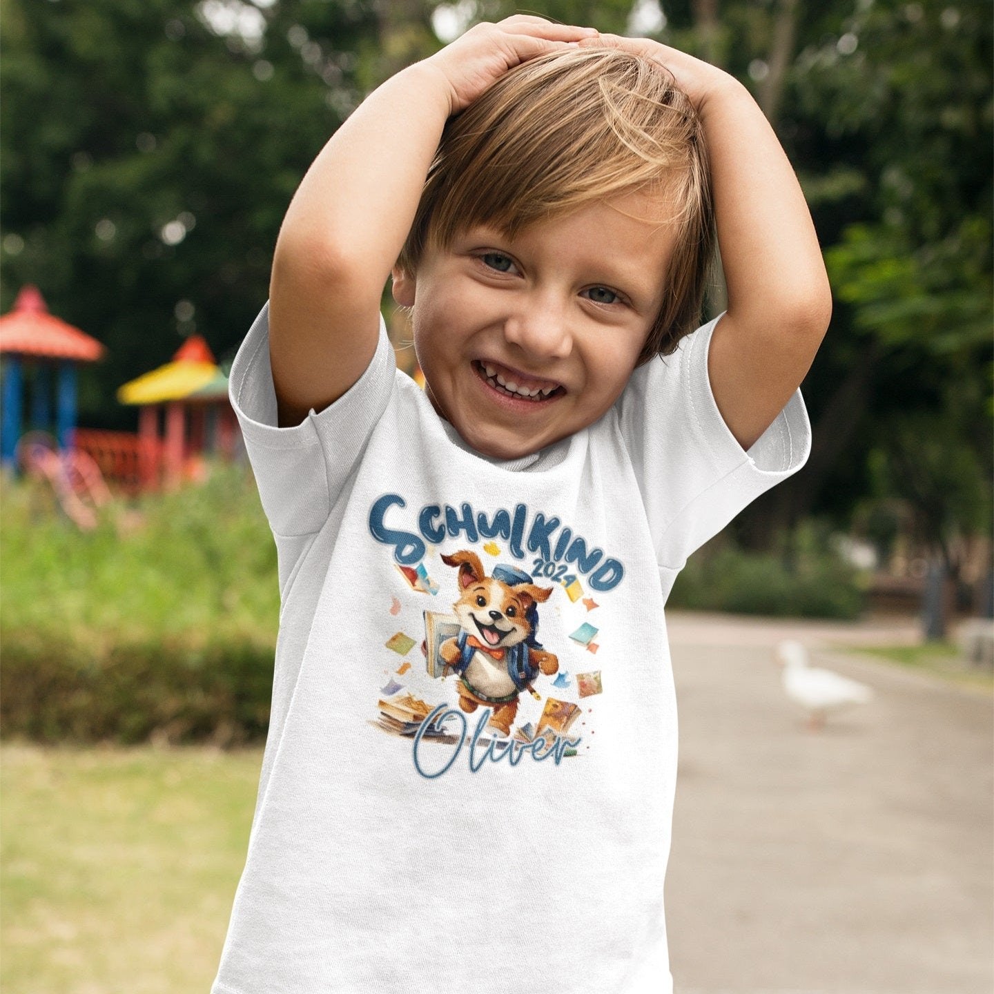 Kindershirt für Schulanfänger, Geschenkidee zum Schulstart, Schulkind 2024, personalisiert