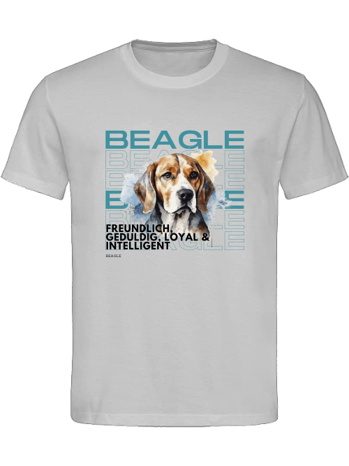 Rasseportrait Beagle, Unisexshirt