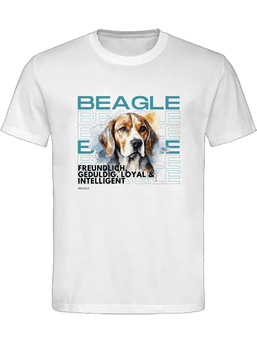 Rasseportrait Beagle, Unisexshirt