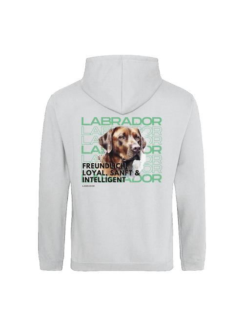 Unisex Hoodie Labrador, Rasseportrait Hundemotiv