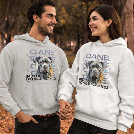 unisex hoodie mit motiv `cane corso` hundemotiv, hoodie für Männer und Frauen