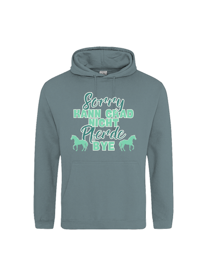 Hoodie "sorry kann grad nicht Pferde bye" Pferdehoodie