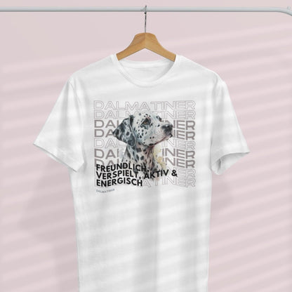 hundeshirt für herrchen und frauchen, dalmatiner im rasseportrait als motiv