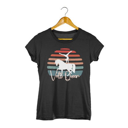 Voltishirt für Frauen, Voltigier Shirt Mädchen, Voltigier T-Shirt Damen, Pferde T-Shirt, T-Shirt für Voltigiererinnen, Voltiqueen Shirt, Pferdeliebhaberinnen, Reitsport T-Shirt, Geschenk für Voltigiererinnen.
