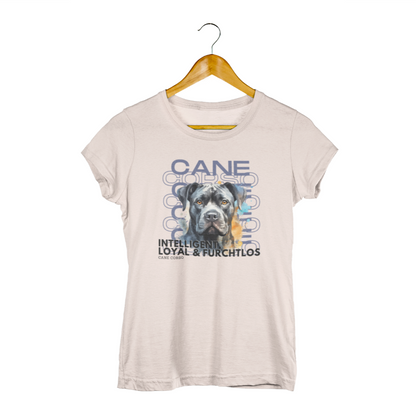 Damenshirt Motiv "Cane Corso" für Hundebesitzerinnen. Natur

