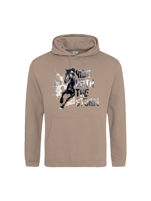 Pferdepullover "ride with the storm" Unisex Hoodie