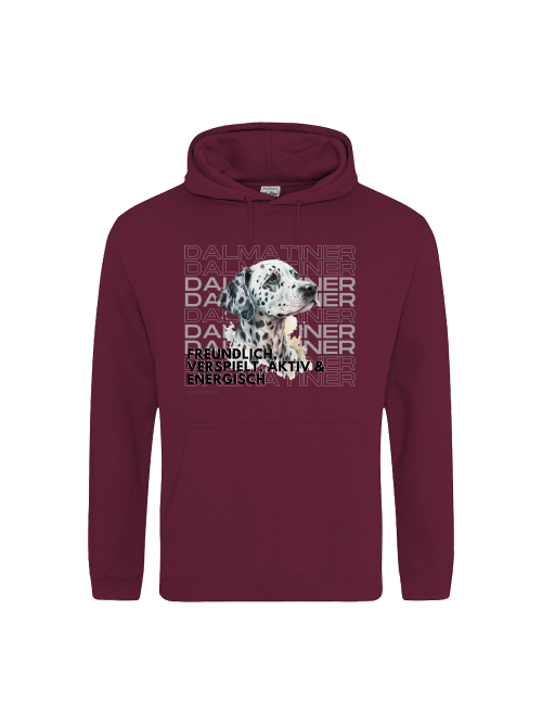 Unisex Hoodie Dalmatiner Rasseportrait