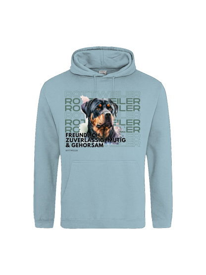 Unisex Hoodie, Rottweiler Rasseportrait