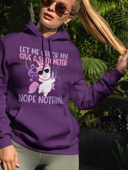 lustiges Einhornmotiv, Einhorndesign auf Hoodie, damenhoodie figurbetonter schnitt.