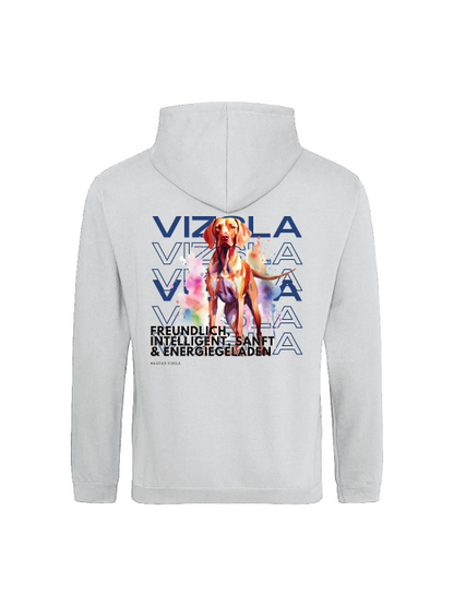 Hoodie mit Rasseportrait Magyar Vizsla, Unisex Kapuzenpulli