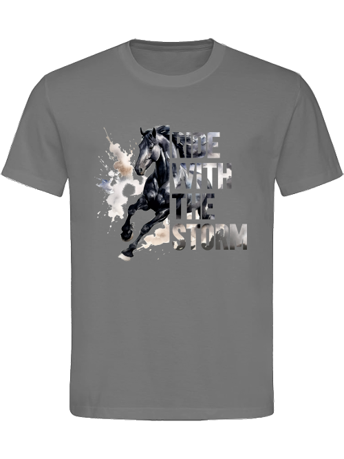 "Ride with the storm" Unisex Reiter T-Shirt