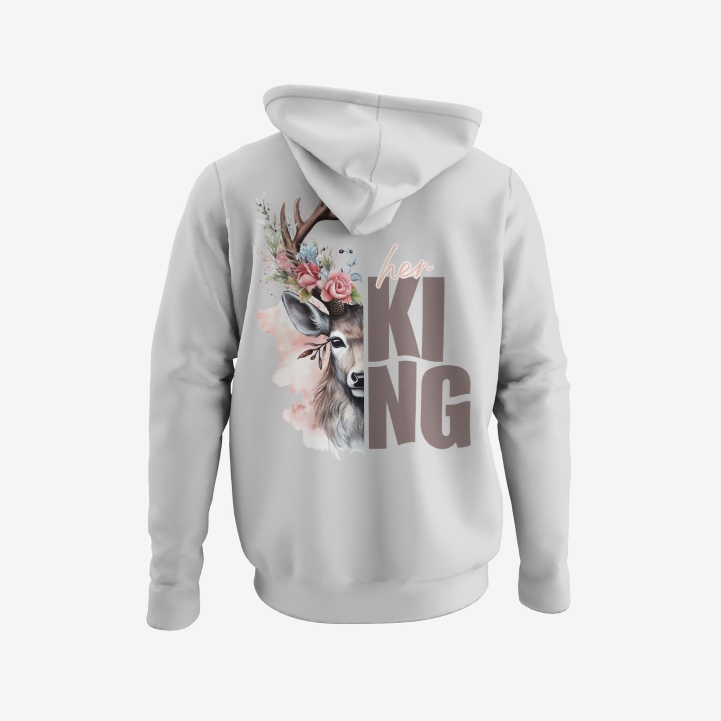 Pärchen Hoodies „His Queen & Her King“ für IHN