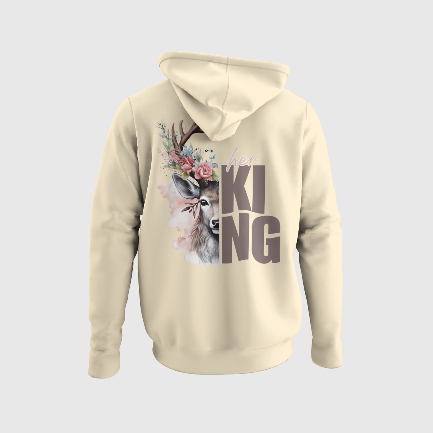 Pärchen Hoodies „His Queen & Her King“ für IHN