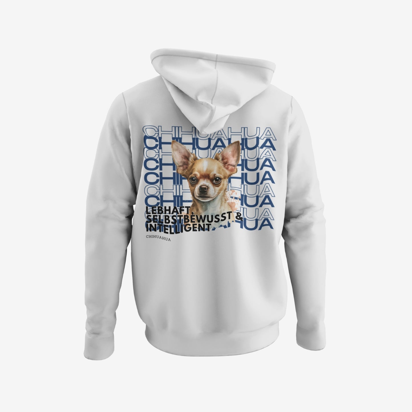 Unisex Hoodie 'Chihuahua' Motiv *Backprint