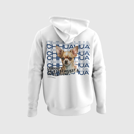 Unisex Hoodie 'Chihuahua' Motiv *Backprint