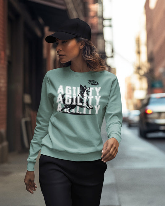 Pullover für aktive Hundebesitzer die gerne beim Agility teilnehmen mit ihren Hunden. Hochwertige Baumwoll Sweatshirts in tollen Farben zur Verfügung.