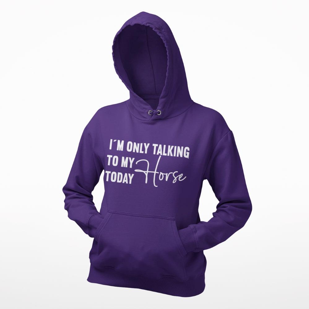 Damen Pferdepullover  "I´m only talking to my horse today"