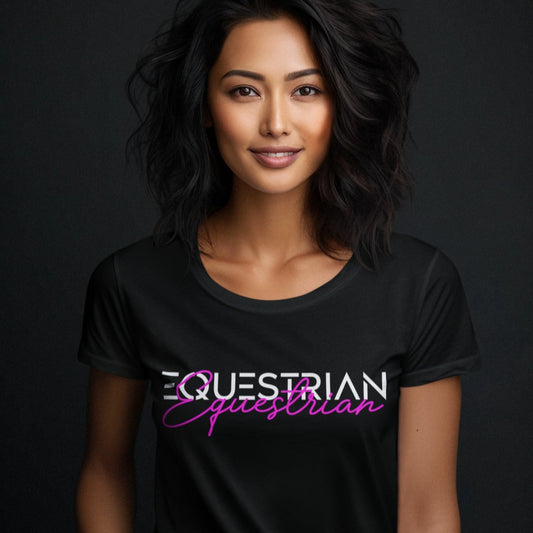 Damen Shirt "Equestrian" T-Shirt Reiterinnen, Reitershirt