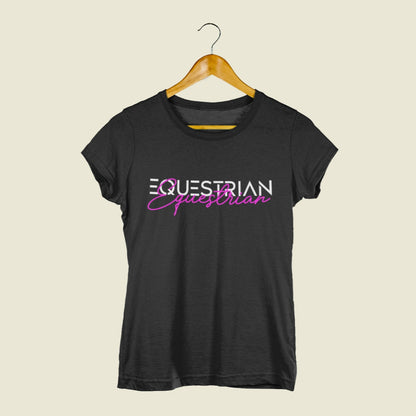 Damen Shirt "Equestrian" T-Shirt Reiterinnen, Reitershirt