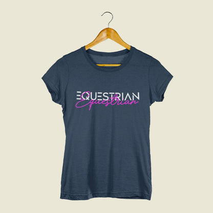 Damen Shirt "Equestrian" T-Shirt Reiterinnen, Reitershirt