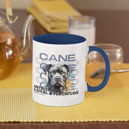 Keramiktasse Hundemotiv "Cane Corso", die perfekte Geschenkidee für Hundebesitzer.