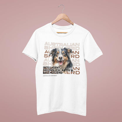 Baumwollshirt mit Australian-Shepherd-Motiv – Perfekt für Hundebesitzer