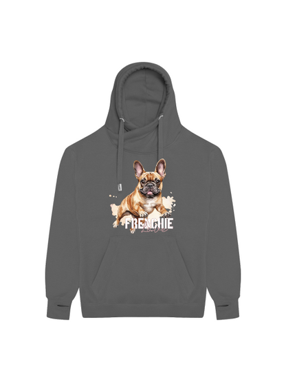 Crossneck Hoodie "Frenchie Love" Französiche Bulldogge Motiv