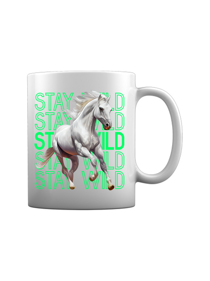 Tasse "stay wild" Pferdemotiv