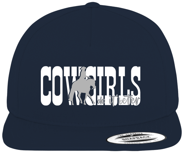 Snapback Cap "Cowgirls do it better"