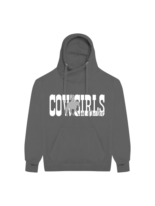 Crossneck Hoodie "Cowgirls do it better" Western-Hoodie, Westernreiter