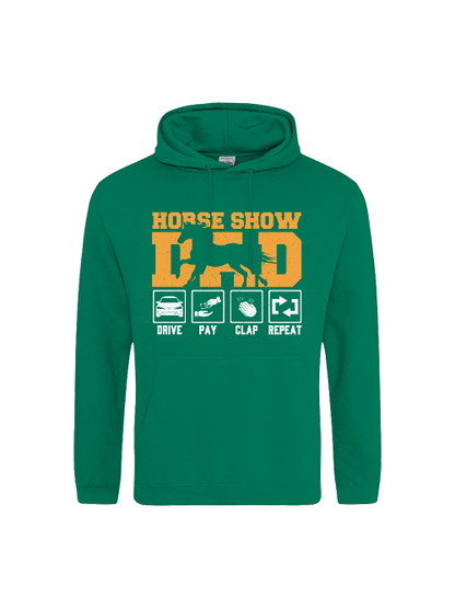 Hoodie "Horse Show Dad" lustig, Statementhoodie Papas