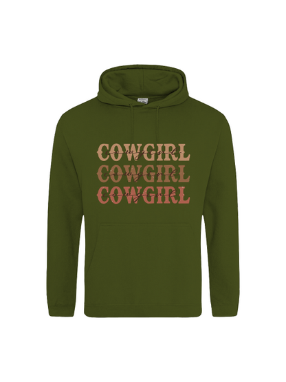 Unisex Hoodie "Cowgirl" Westernpulli, Countrystyle