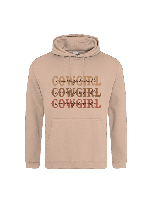 Unisex Hoodie "Cowgirl" Westernpulli, Countrystyle