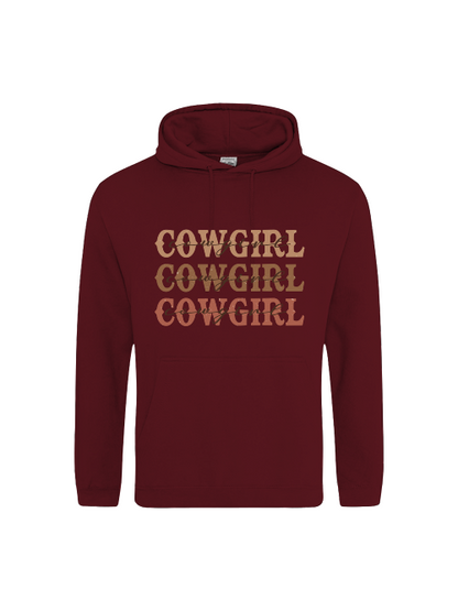 Unisex Hoodie "Cowgirl" Westernpulli, Countrystyle