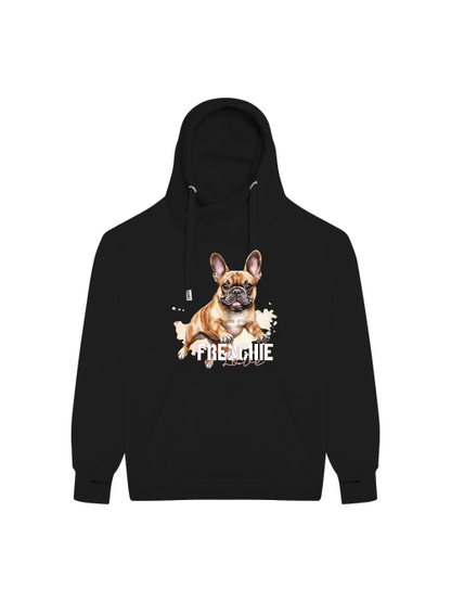 Crossneck Hoodie "Frenchie Love" Französiche Bulldogge Motiv