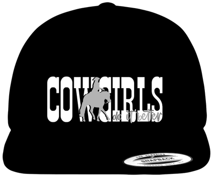 Snapback Cap "Cowgirls do it better"