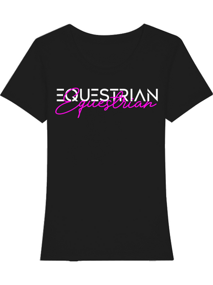 Damen Shirt "Equestrian" T-Shirt Reiterinnen, Reitershirt