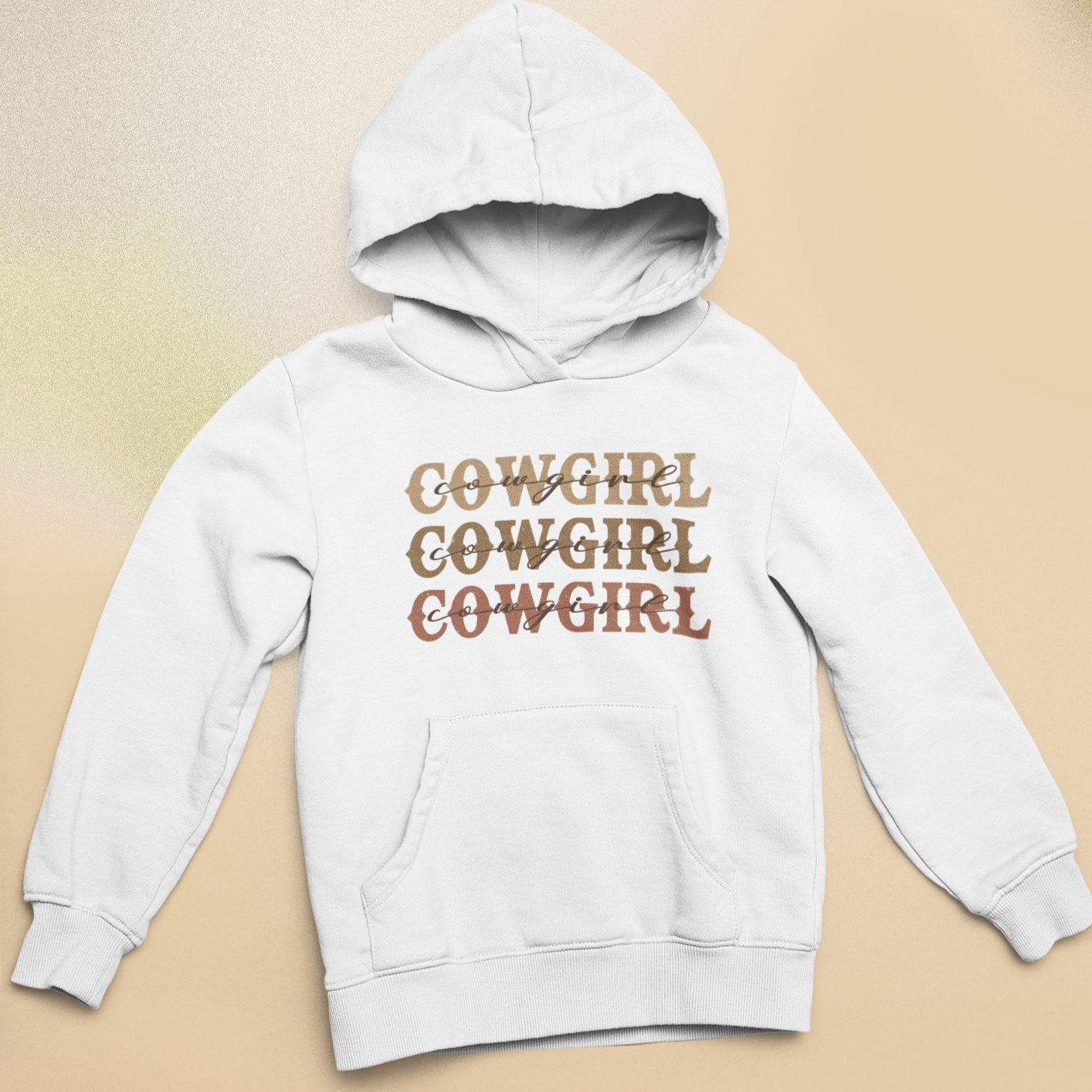 Unisex Hoodie "Cowgirl" Westernpulli, Countrystyle